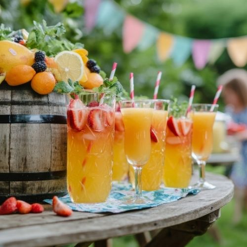Owocowe poncze - jak serwować zimne napoje na garden party?